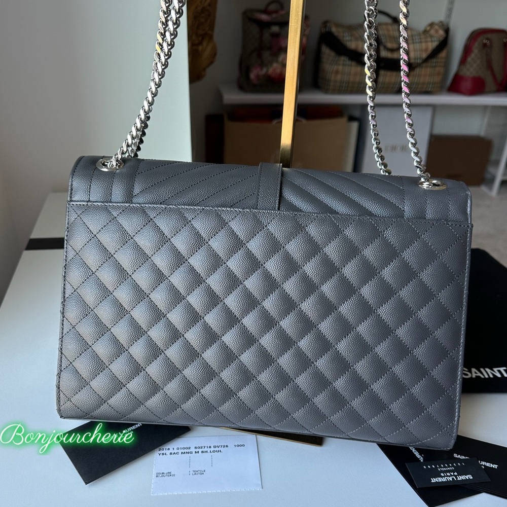 Authentic Saint Laurent large envelope bag - Picture 6 of 16